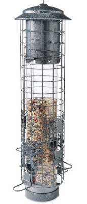 Tube Bird Feeder, Squirrel-Resistant, Dragonfly Design, Holds 2.5-Lbs.