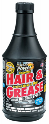 Hair & Grease Drain Opener, 20-oz. (6 pieces)