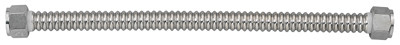 Water Heater Connector, Corrugated Stainless Steel, 3/4 FIP x 18 In.