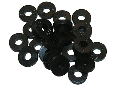 00 Flat Bibb Washer, 25-Pack