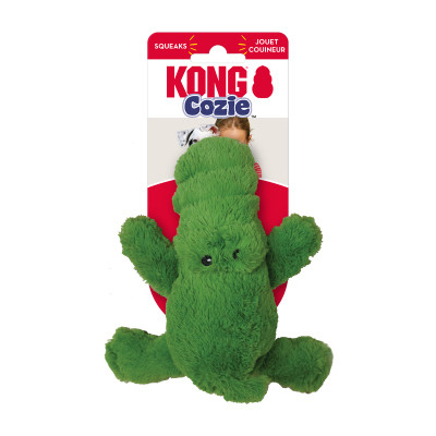 Cozie Ali Alligator Plush Dog Toy, Small