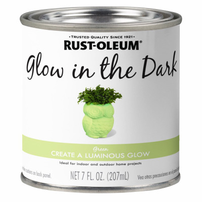 Glow-In-The-Dark Interior Latex Paint, 1/2-Pt.