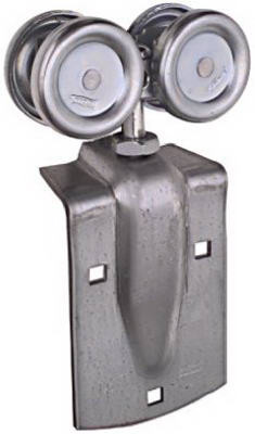 Sliding Barn Door Trolley Hanger Roller, Fits 1-1/2 to 2 In. Doors, 2-Pk.