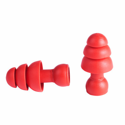 Flanged Ear Plugs, 26 db Rating, 5-Pk.