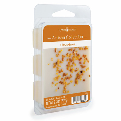 Artisan Wax Melt, Citrus Grove Scent, 2.5 oz. (12 pieces)