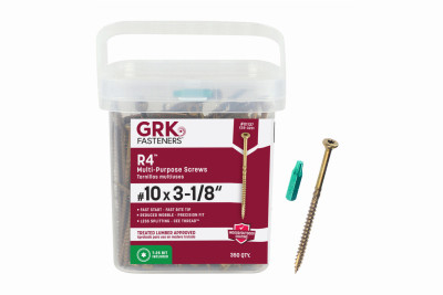 GRK R4 #10 x 3-1/8" Screws 350-Ct.