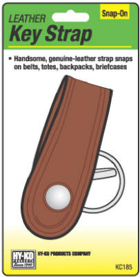 Key Strap, Leather With Metal Clip