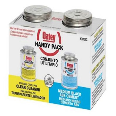 Handy Pack Solvent Pipe Cement Weld Kit, Black ABC Pipe Cement