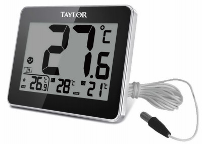 Indoor/Outdoor Thermometer, Wired Probe