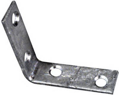 Galvanized Corner Brace, 2 x 5/8 In., 4-Pk.