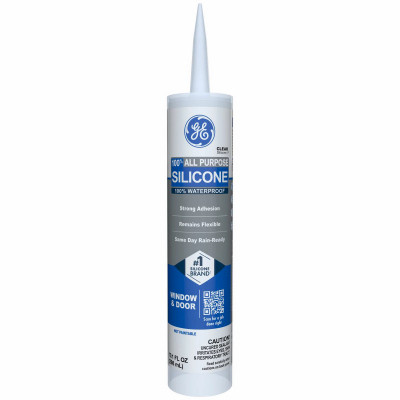 All Purpose Silicone 1 Sealant, Clear, 10.1-oz.
