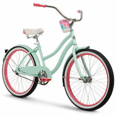 Women's Good Vibrations Cruiser Bike, Sea Green, 24 In.