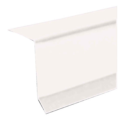 1.5 in. x 1.5 in. x 10 ft. Commercial 28ga White Galvanized Drip Edge