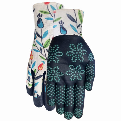 Max Grip Women's Gardening Gloves, Print
