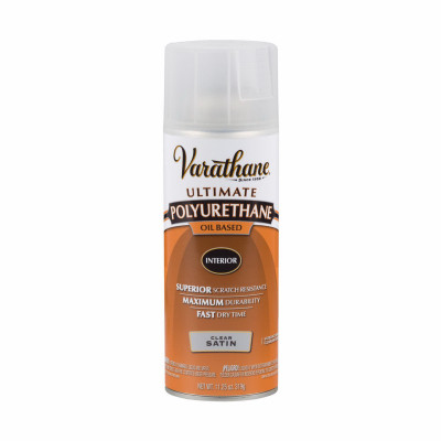 Satin Interior Oil-Based Premium Polyurethane, 12-oz. Spray