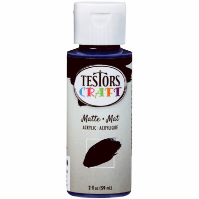 Acrylic Craft Paint, Matte Navy Blue, 2-oz.