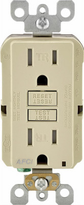 15A IV TAMP AFCI OUTLET
