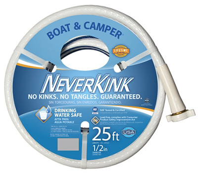 Boat & Camper NeverKink Hose, Drinking Water Safe, 1/2 In. x 25 Ft.