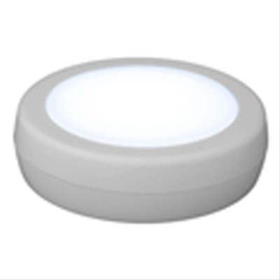 Dimmable LED Puck Light, Battery Operated, White, 2-Pk.