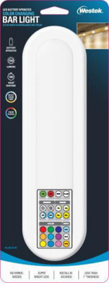 LED Color-Changing Bar Light, Battery Operated