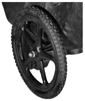 Wheelbarrow Wheel, Non-Pneumatic, 20 In.