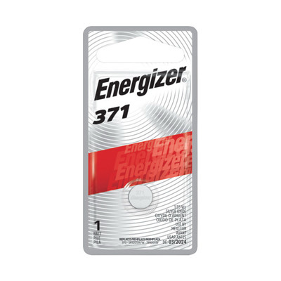 371 Silver Oxide Button Battery, 1 Pack