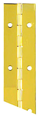 1-1/2 x 30 In. Brass Continuous Hinge