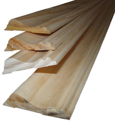 Chair Rail Moulding, Solid Pine, 11/16 x 2-5/8-In. x 8-Ft. (4 pieces)