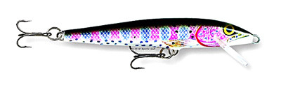 Floating Rainbow Trout Fishing Lure, 2 In.