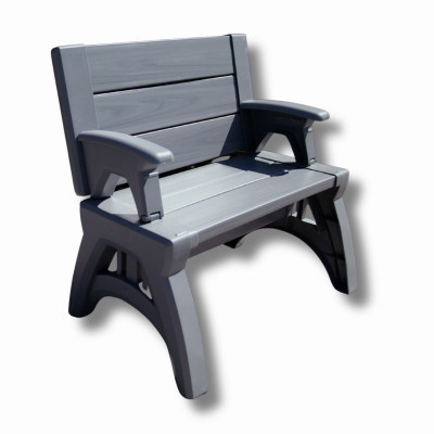 Convert A Chair Platinum Gray Foldable Chair
