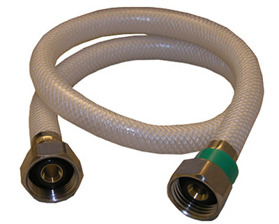 Faucet Connector, Flexible Poly, 1/2 IP x 1/2 IP x 36 In.