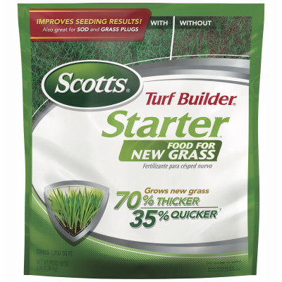 Turf Builder Starter Food for New Grass, 3 Lbs., Covers 1,000 Sq. Ft