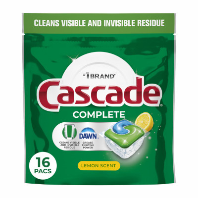 ActionPacs Dishwasher Detergent Pods, Lemon Scent, 16-Ct.