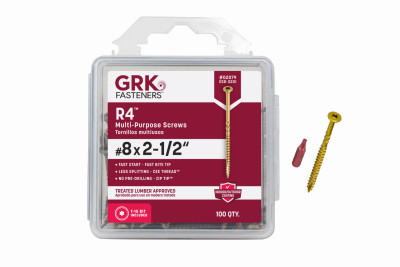 GRK R4 #8 x 2-1/2" Screws 100-Ct.