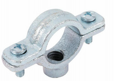 Split Ring Tubing Pipe Hanger, Galvanized, 1/2 In.