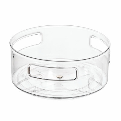 Clarity Turntable Organizer, Clear, 9 In.