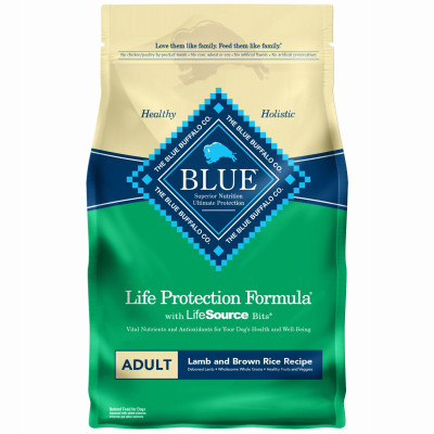 Dry Dog Food, Lamb & Rice, 5 Lbs.