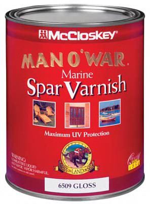 Man O'War Marine Spar Varnish, Gloss, 1 Qt.