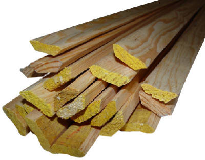 Inside Corner Moulding, Pine, 5/16 x 1 In. x 8 Ft. (10 pieces)