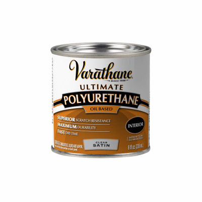 Satin Interior Oil-Based Premium Polyurethane, 1/2-Pt. (4 pieces)