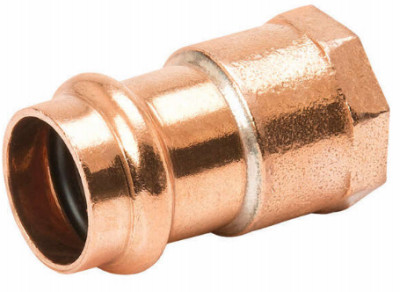 3/4 In. Press by Female Copper Pipe Adapter