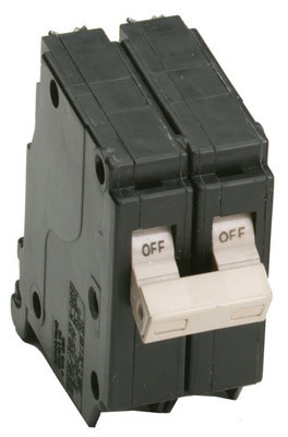 Cutler Hammer Double-Pole Circuit Breaker, 20A