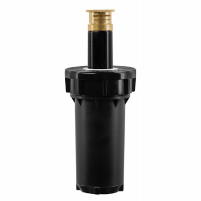 Pro Series Sprinkler Head, Quarter Pattern Twin Spray, Brass Nozzle, 2-In. Pop-Up