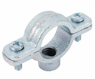 Split Ring Pipe Tubing Hanger, Galvanized, 1-1/2 In.
