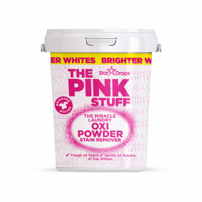 Pink Stuff Miracle Laundry Oxi Powder Stain Remover for Whites, 2.2 Lb.