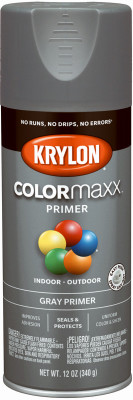 COLORmaxx Spray Primer, Gray, 12-oz.