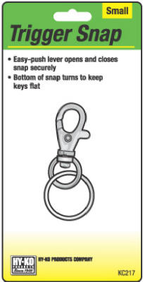 Trigger Snap with Split Ring, Small (5 pieces)