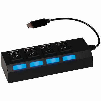 USB to 4-Port USB Hub