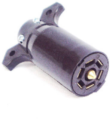 7-Way Trailer End Connector, Plastic