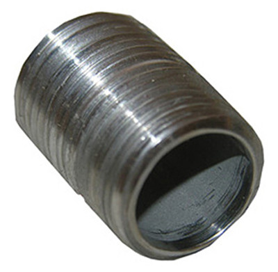 Stainless Steel Pipe Nipple, 1/2 In. x Close